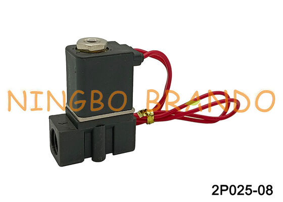 AC220V 2P025-08 1/4' 2/2 Ventil điện tử nhựa hoạt động trực tiếp