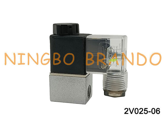 AirTAC Loại 2V025-06 Van điện từ 2/2 chiều Tác động trực tiếp 12V/24V/110V/220V