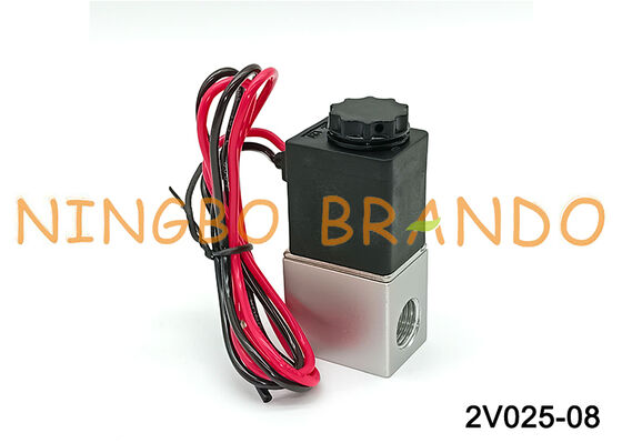 Van điện từ khí nén 2V025-08 Dây dẫn bay 12V/24V/110V/220V
