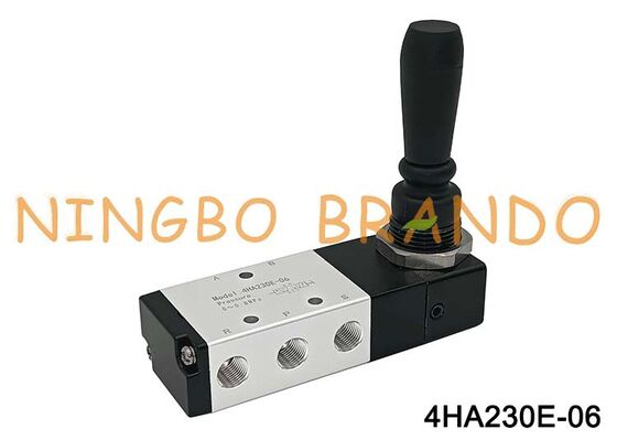 Van tay AirTAC Loại 4HA230E-06 Van tay cầm khí nén 5/3 chiều