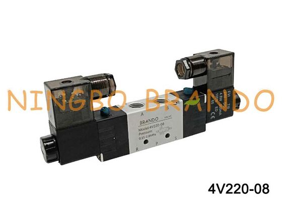 Van điện từ khí nén Airtac loại 4V220-08 5/2 chiều