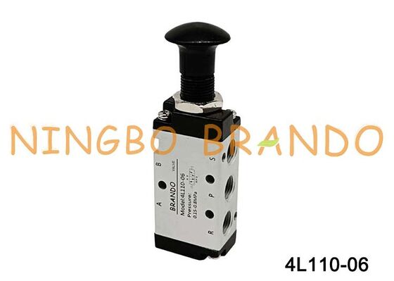 Airtac Loại 4L110-06 Van điều khiển không khí kéo đẩy 4L 5/2 chiều