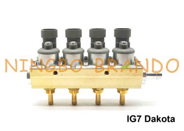 RAIL Loại IG7 Dakota Navajo Đường ray phun 2 thân nhôm 4 xi lanh cho LPG CNG