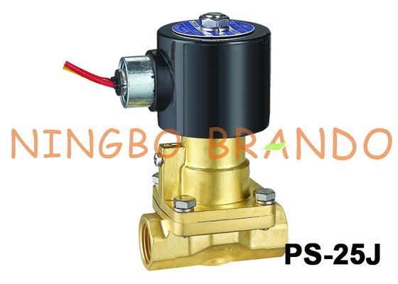 1 '' PS-25J Piston Pilot Vận hành Van hơi nước bằng đồng thau nhiệt độ cao 24 VDC 220 VACAC