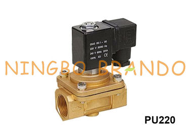 Van điện từ Shako loại đồng thau cho nước 1/8 '' PU220-01 1/4 '' PU220-02 220 V AC 24 V DC