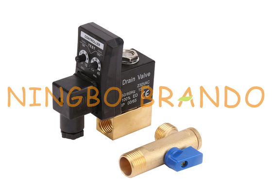 Bộ hẹn giờ điều khiển máy nén khí Van xả tự động 1/4 '' 1/2 '' 110V 220V
