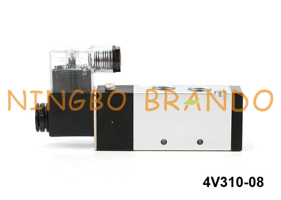 4V310-08B Airtac Loại 5 Cổng 4 Van điện từ khí nén 24V