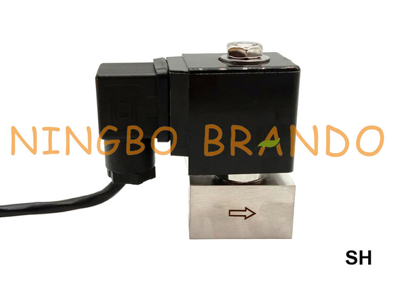 300 bar Van điện từ bằng thép không gỉ áp suất cao 1/4'' 3/8'' 24V 110V 220V