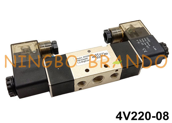 4V220-08 Van điện từ khí nén loại Airtac Cuộn đôi