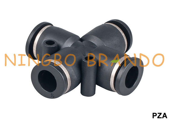Phụ kiện ống khí nén chữ thập PZA Union Đẩy để kết nối nhanh